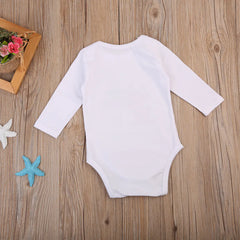 Christmas Reindeer Baby Bodysuit with Print