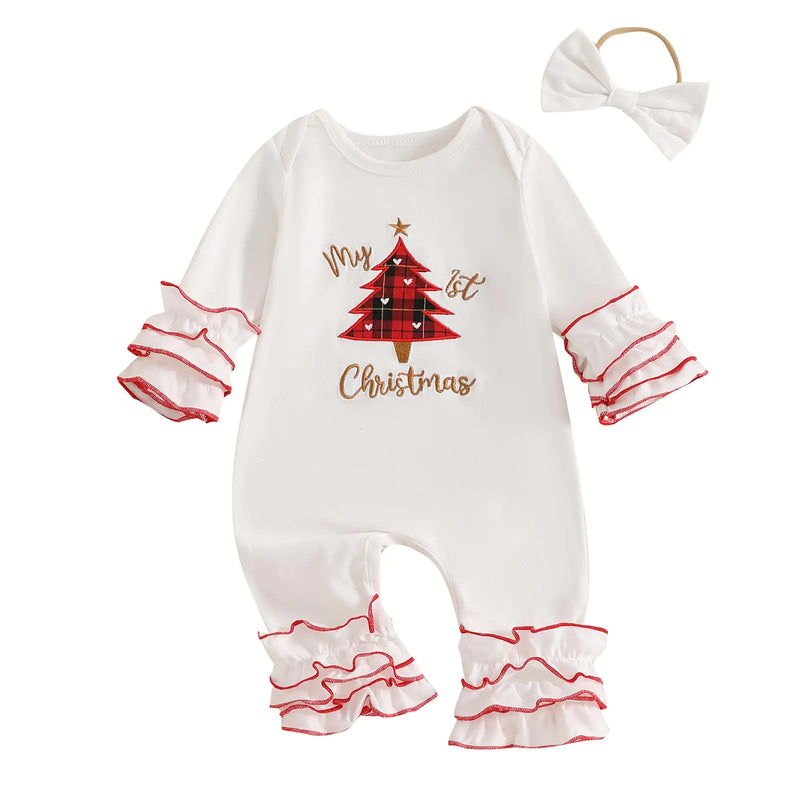 citgeett My First Christmas Baby Girl Outfit