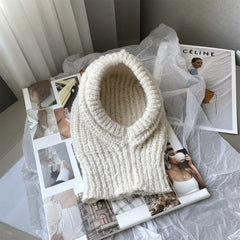 Warm Knitted Hat for Autumn and Winter