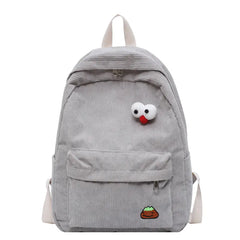 Corduroy Backpack for High School Students