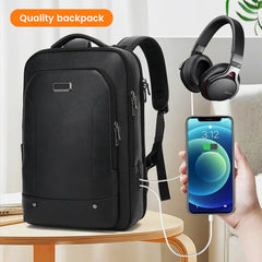 Genuine Leather Backpack for Business Travel (16 Inch)