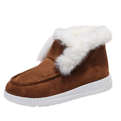 Large Round Toe Casual Cotton Shoes