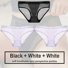 Women's Seamless Polyester Panty Set - 3 Pieces