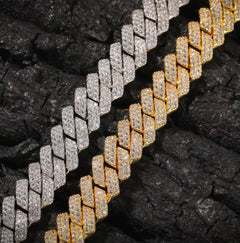 Hip Hop Shiny 15MM Cuban Link Chain