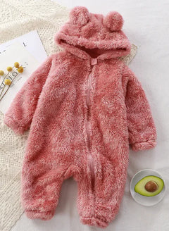 Baby Plush Winter One-Piece Romper