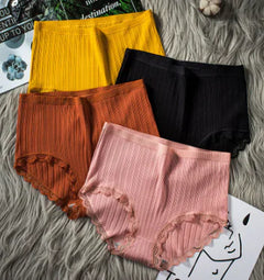 High Waist Breathable Cotton Underwear