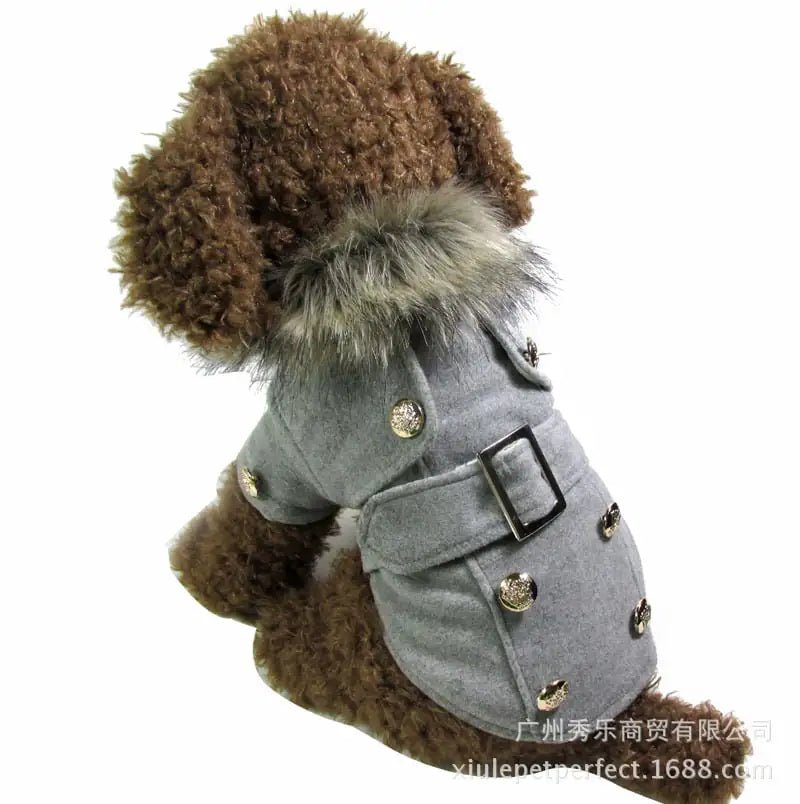 Warm Woolen Coat for Dogs - Autumn and Winter Wear