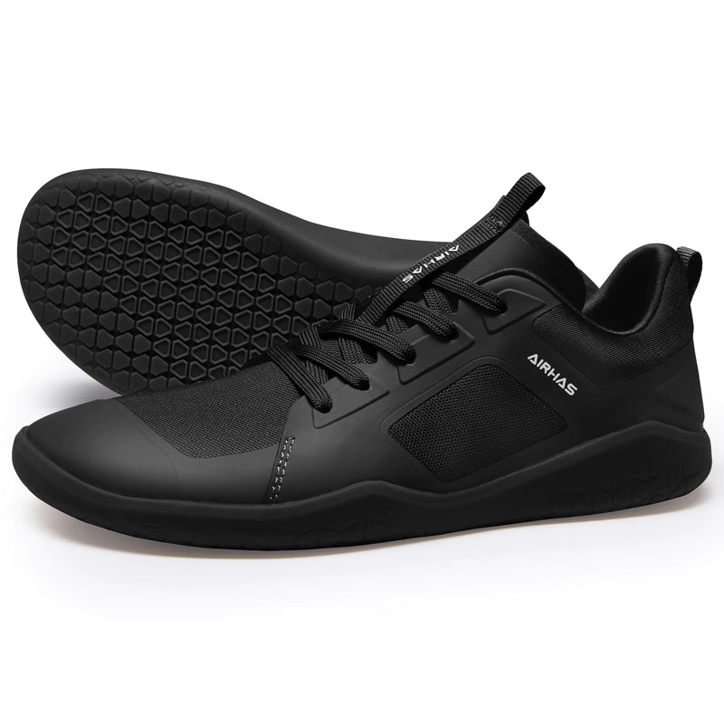 AIRHAS Womens Barefoot Shoes Minimalist Gym Shoes (Black9.0)