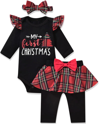 Aalizzwell Baby Girl 1st Christmas Outfits