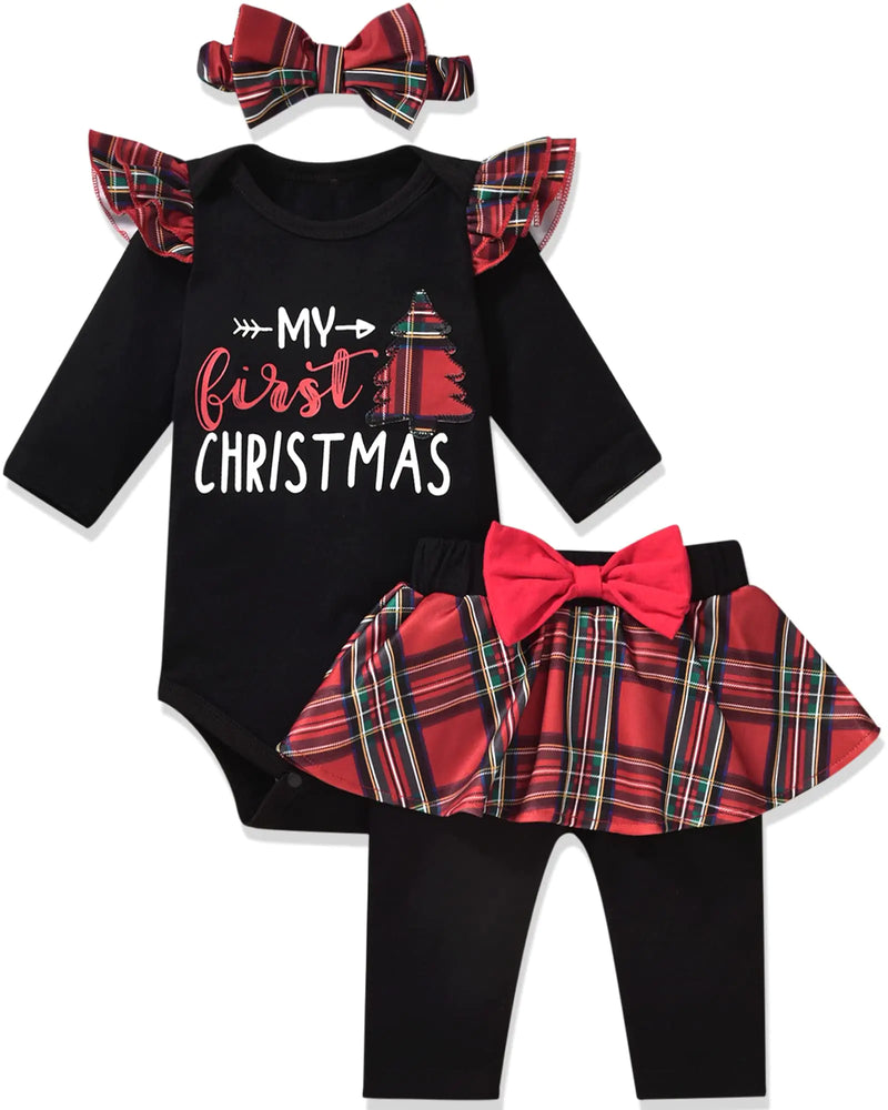 Aalizzwell Baby Girl 1st Christmas Outfits