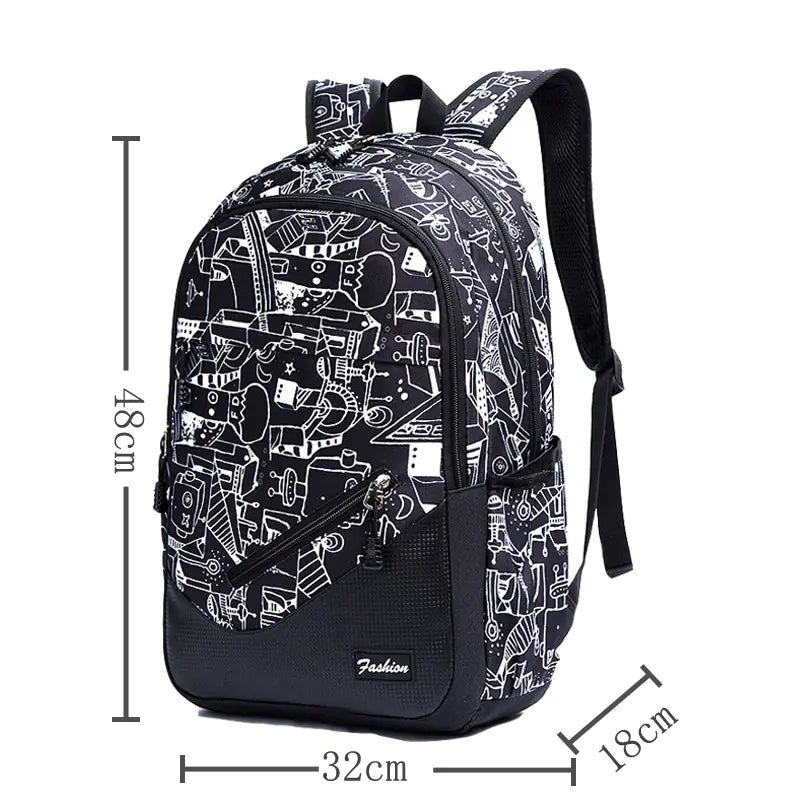 Fashionable Boys High School Backpack