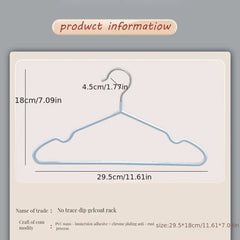 10 Pcs Non-Skid Baby Clothes Hangers for Kids
