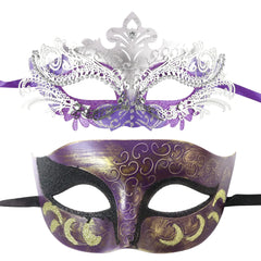 Coddsmz Couple Masquerade Mask Set