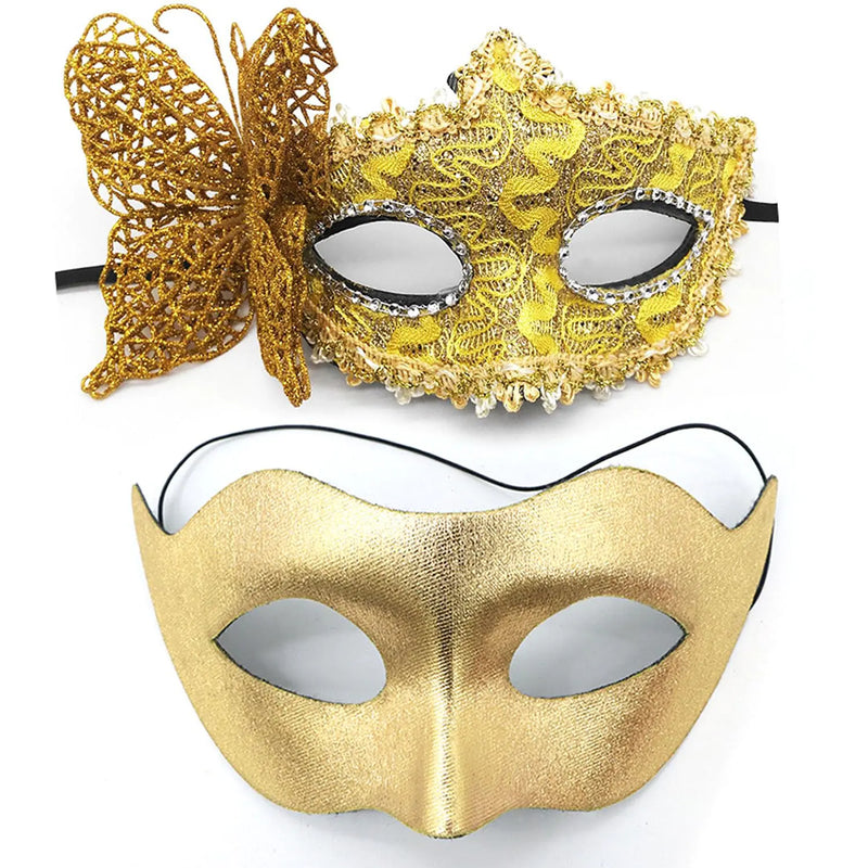 MYMENU Masquerade Mask for Women Men Venetian Mask Couple