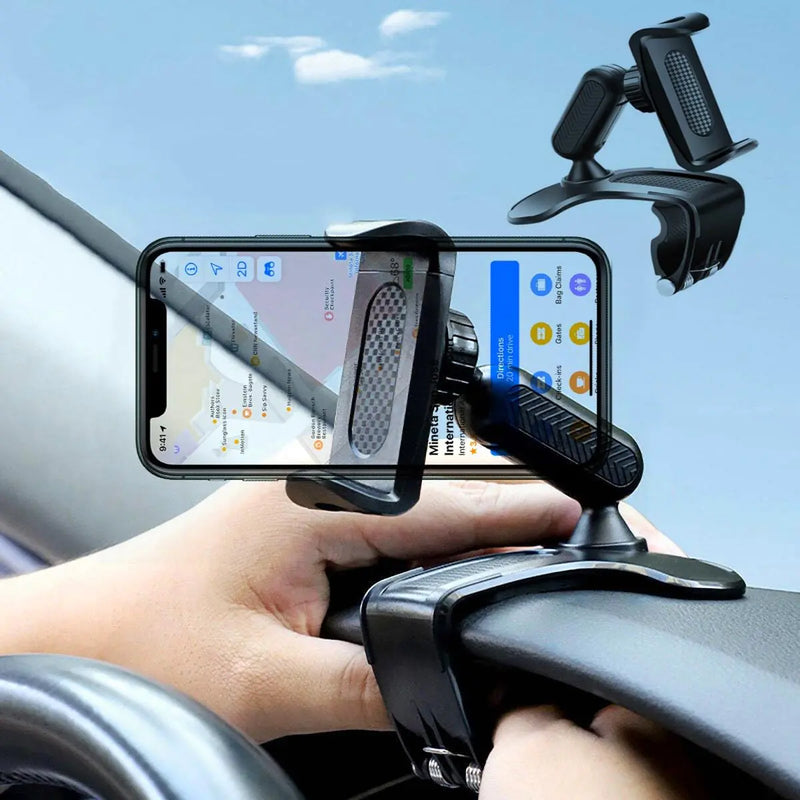 FLYDRMGOS Car Dashboard Phone Clip Holder