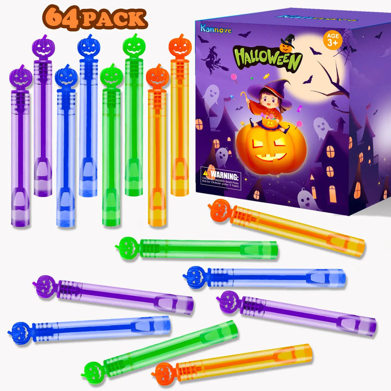 Halloween Mini Bubble Wands Toys Gifts Bulk 64 Pack Halloween