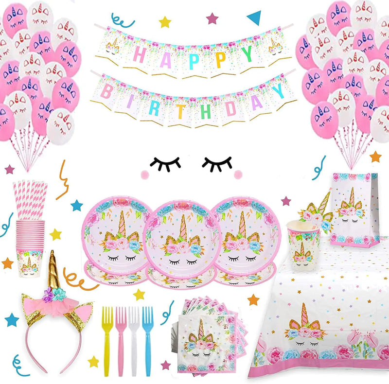Unicorn Birthday Party Supplies