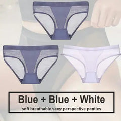 Women's Seamless Polyester Panty Set - 3 Pieces