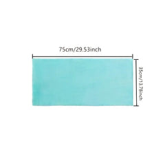 2pcs Ultra Soft Coral Fleece Shower Towel Set