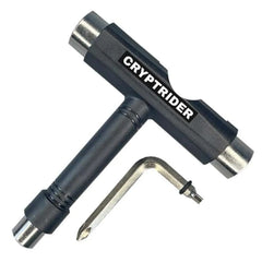 CRYPTRIDER All-in-One Skate Tool | Multi-Function Portable Skateboard T Tool