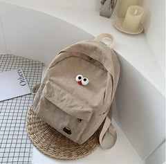 Corduroy Backpack for High School Students