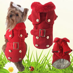 Warm Woolen Coat for Dogs - Autumn and Winter Wear