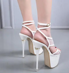 High Heels with Waterproof Platform for Women