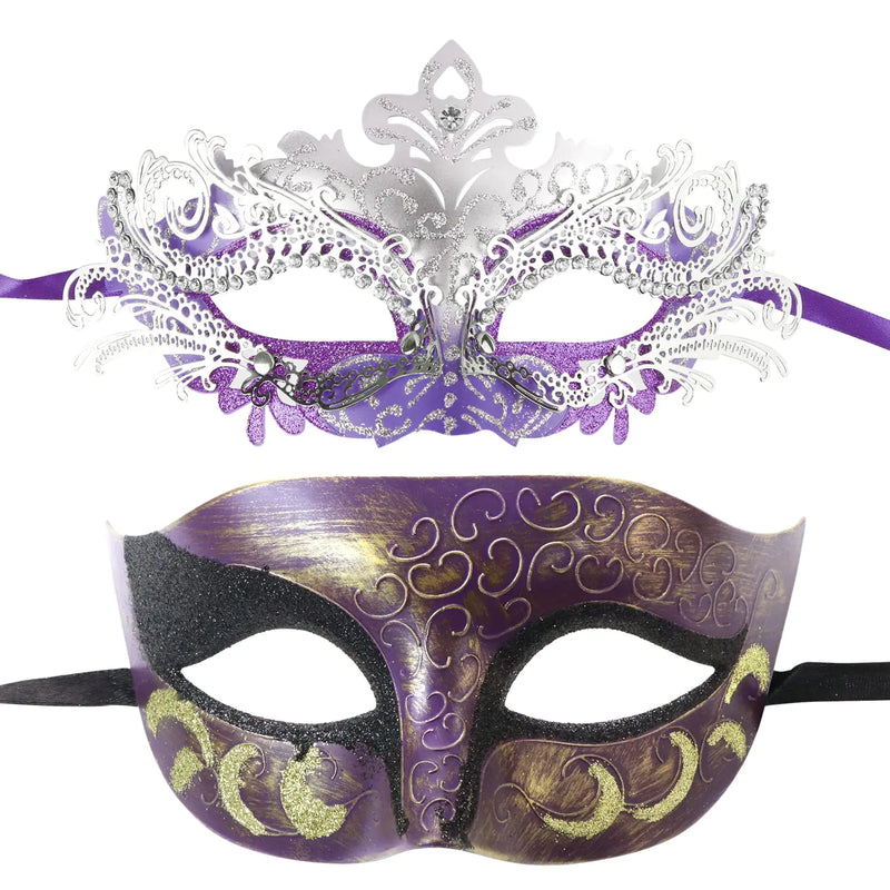 Coddsmz Couple Masquerade Mask Set