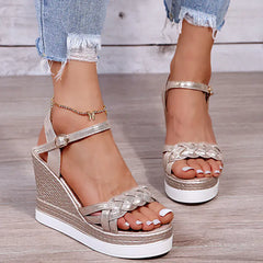 Wedge High Heel Platform Shoes