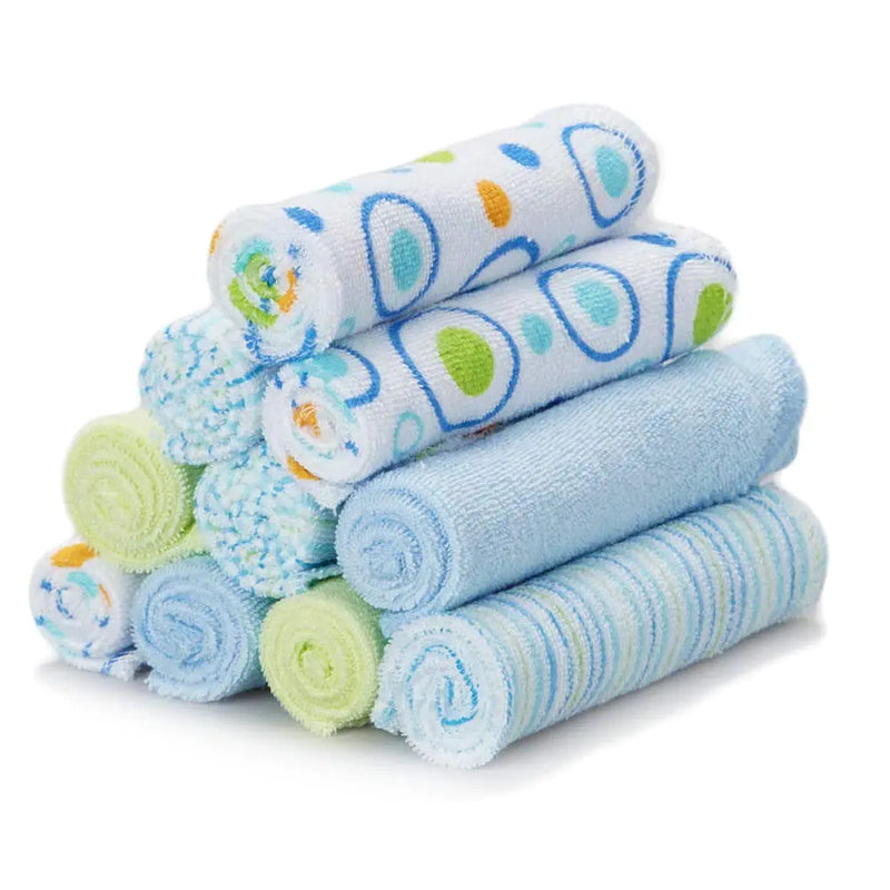 Spasilk Washcloth Set for Newborn Boys