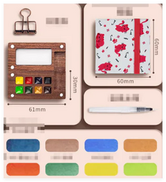 Mini Watercolor Painting Set