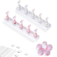 2 Set Nail Stands Nail Holder for Painting Nails