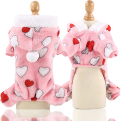 Fleece Pet Clothing for Dogs and Cats - Warm Autumn/Winter