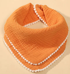 Cotton Gauze Baby Bibs with Lace for Newborns