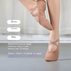 Soft-Sole Dance Shoes for Ballet Practice
