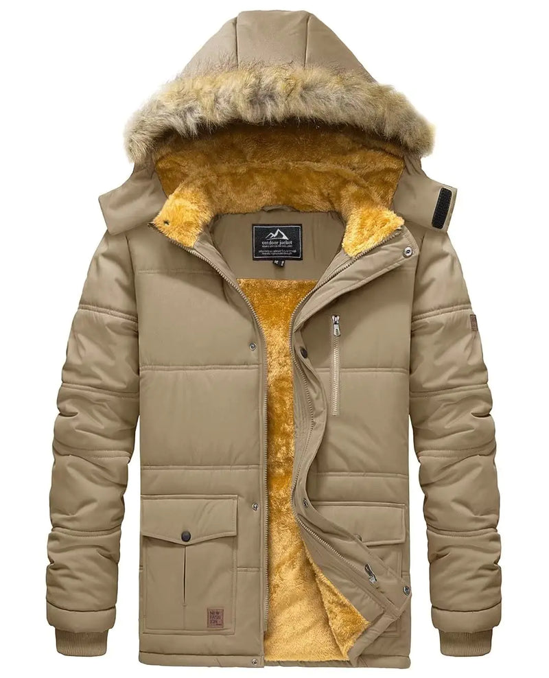 BIYLACLESEN Winter Casual Outdoor Jackets for Men