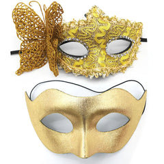 MYMENU Masquerade Mask for Women Men Venetian Mask Couple