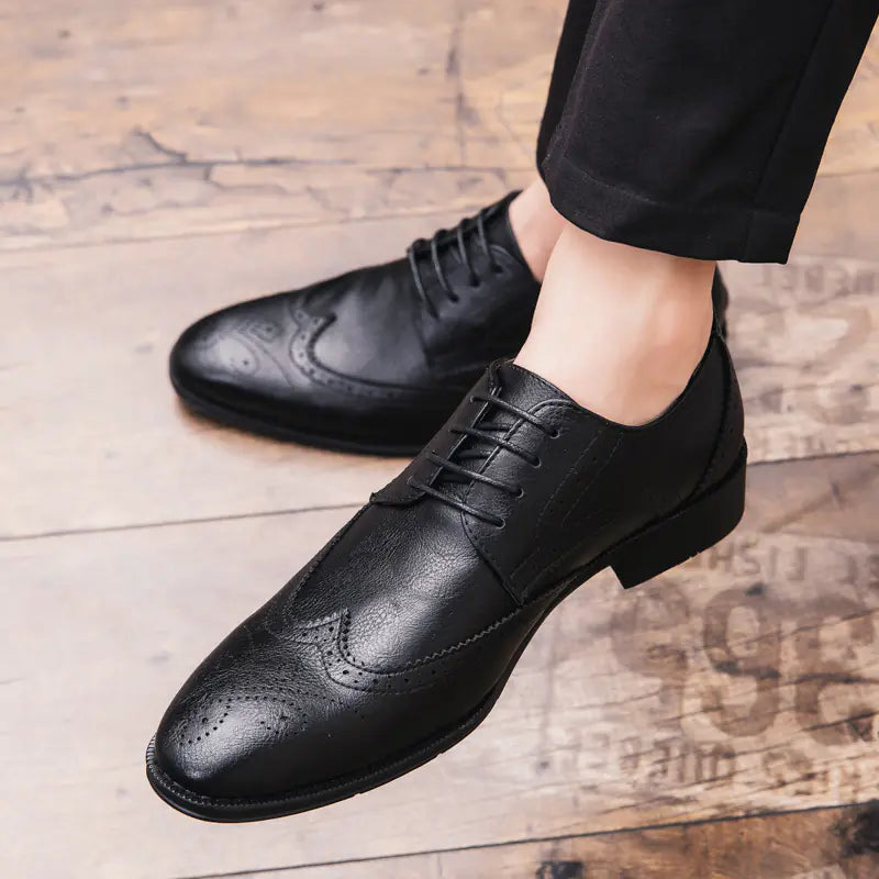Pointed Toe Business Dress Shoes