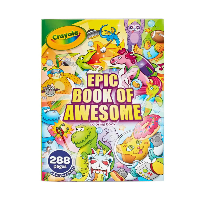 Crayola Epic Book of Awesome (288 Pages) Kids Coloring Book