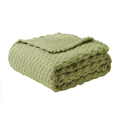 FY FIBER HOUSE Fleece Throw Blanket