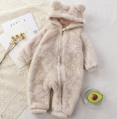 Baby Plush Winter One-Piece Romper