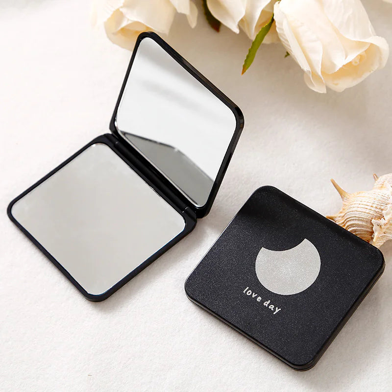 Portable Double-Sided Folding Makeup Mirror