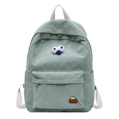 Corduroy Backpack for High School Students