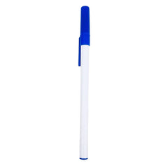 Minimalist White Solid Ballpoint Pen