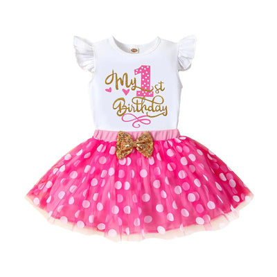 ATCTBOGFS Baby Girls 1st First Birthday Outfit