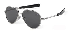 Men's Fashion Sunglasses with Glass Lenses