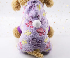 Fleece Pet Clothing for Dogs and Cats - Warm Autumn/Winter