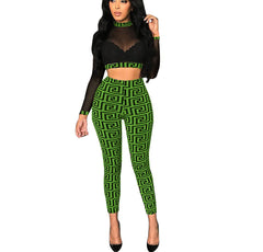 Mesh Pencil Pants Set