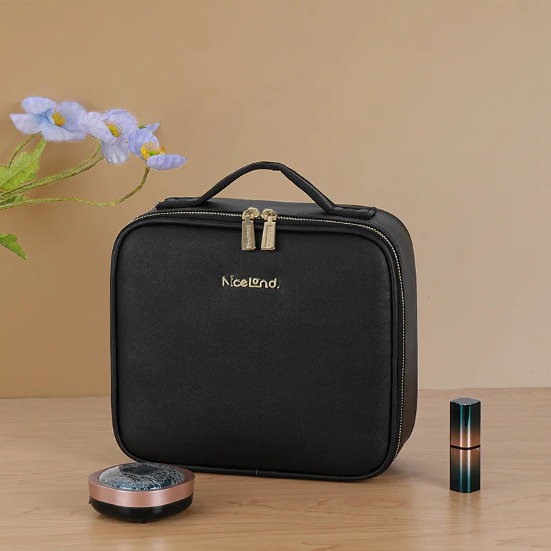 Cosmetic Storage Bag with Mirror
