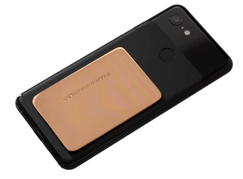 Copper Cell Phone Patch - Pure Copper self Adhesive Plate